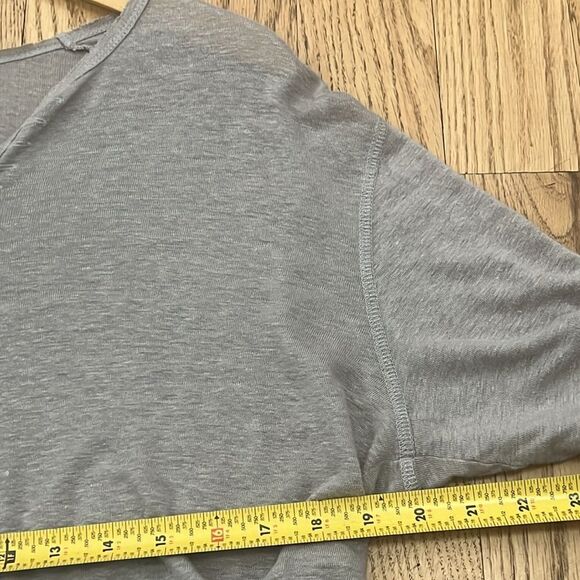 ZADIG & VOLTAIRE MONASTIR T-SHIRT 100% LINEN SIZE L - Picture 9 of 11